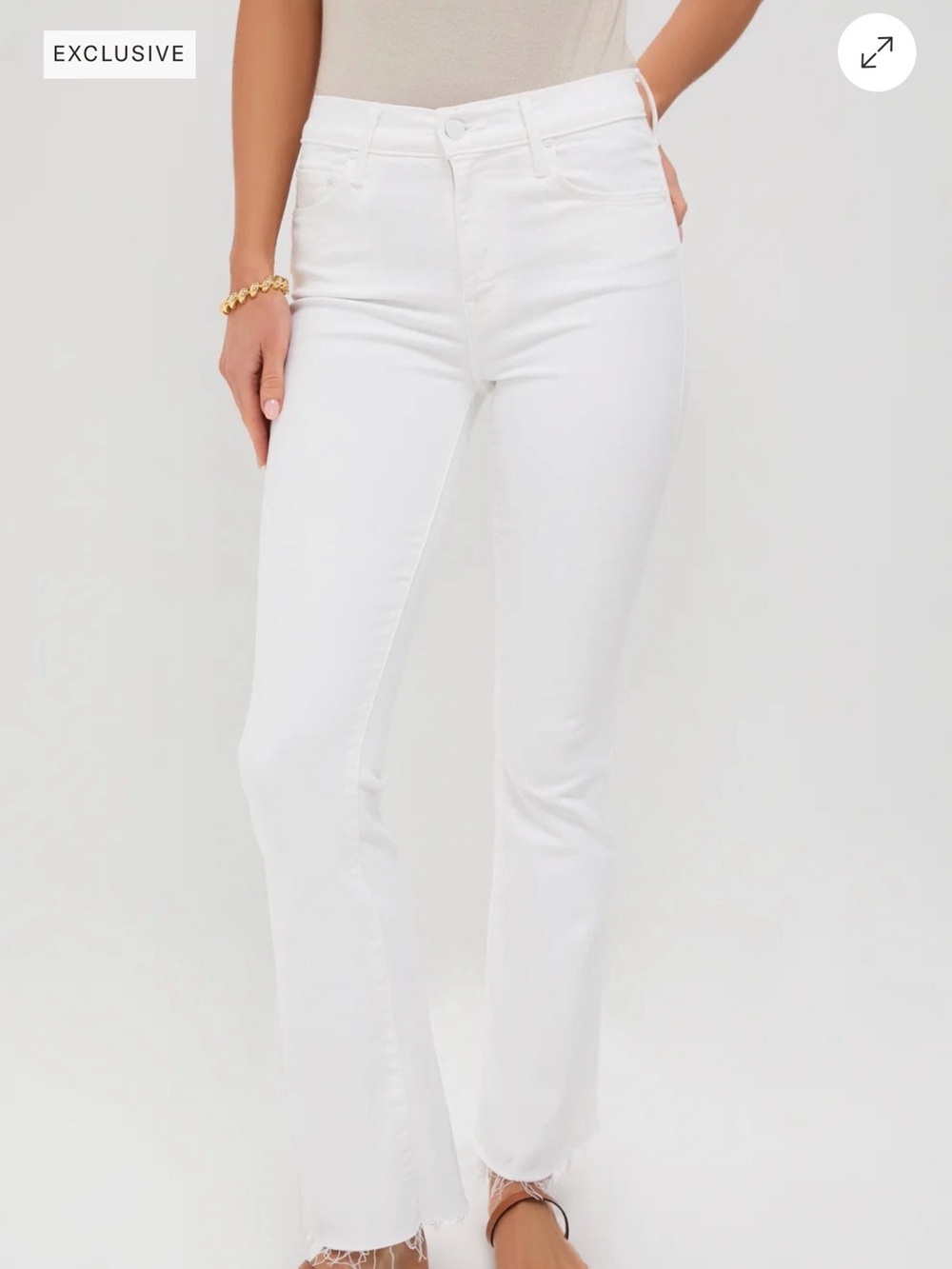 NWT Mother Fray Fairest Of Them All The Weekender Fray Size 34
